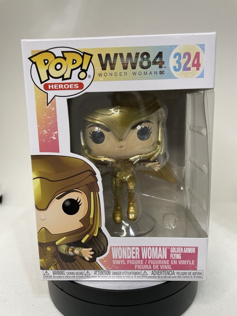 Funko Pop! Vinyl: DC Universe - Wonder Woman Golden Armor Flying (Metallic) #324